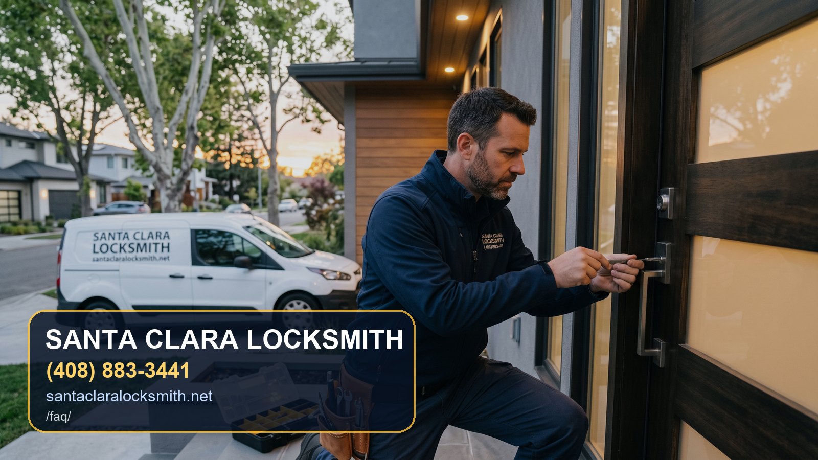 Santa Clara Locksmith FAQ visual for Santa Clara Locksmith