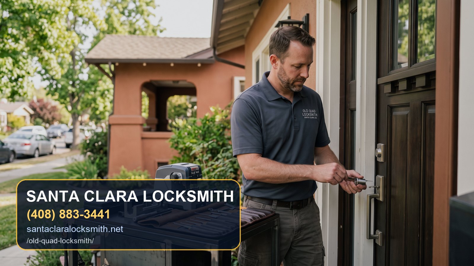 Old Quad Locksmith visual for Santa Clara Locksmith