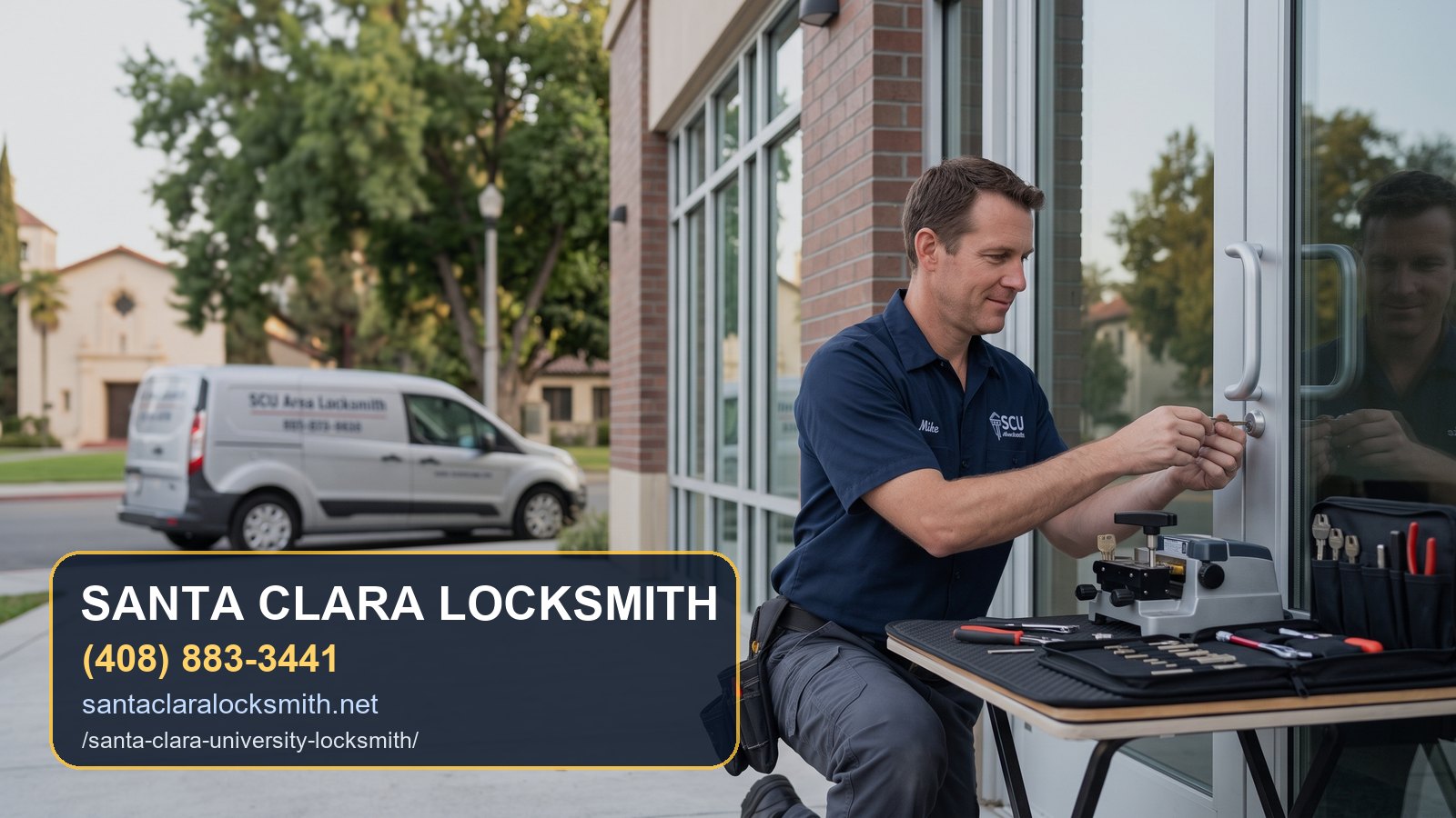 Santa Clara University Area Locksmith visual for Santa Clara Locksmith